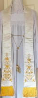 White Preaching Stole